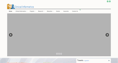 Desktop Screenshot of clininf.eu