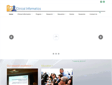 Tablet Screenshot of clininf.eu